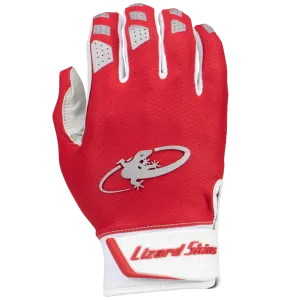 Lizard Skin Komodo V2 Batting Gloves - Red - Youth Medium