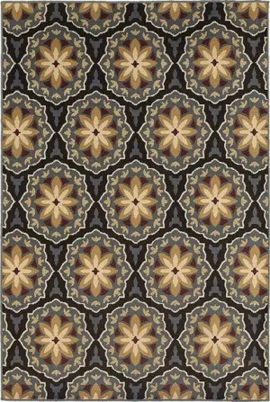 Stratton 6023A Blue/Brown Rug